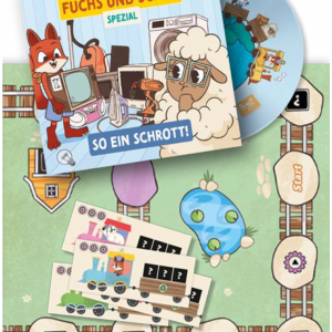 Brettspiel + Hörspiel: Fuchs und Schaf - So ein Schrott!
